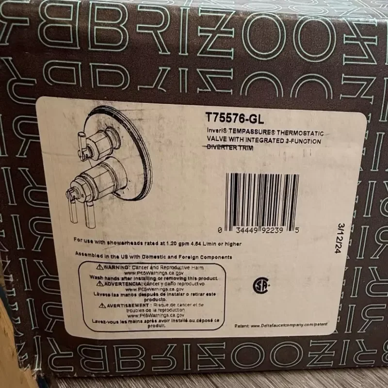 Brand New Ready Stock Brand New T75576GL Invari 3 Function Diverter TrimMISSING PARTS for Plc
