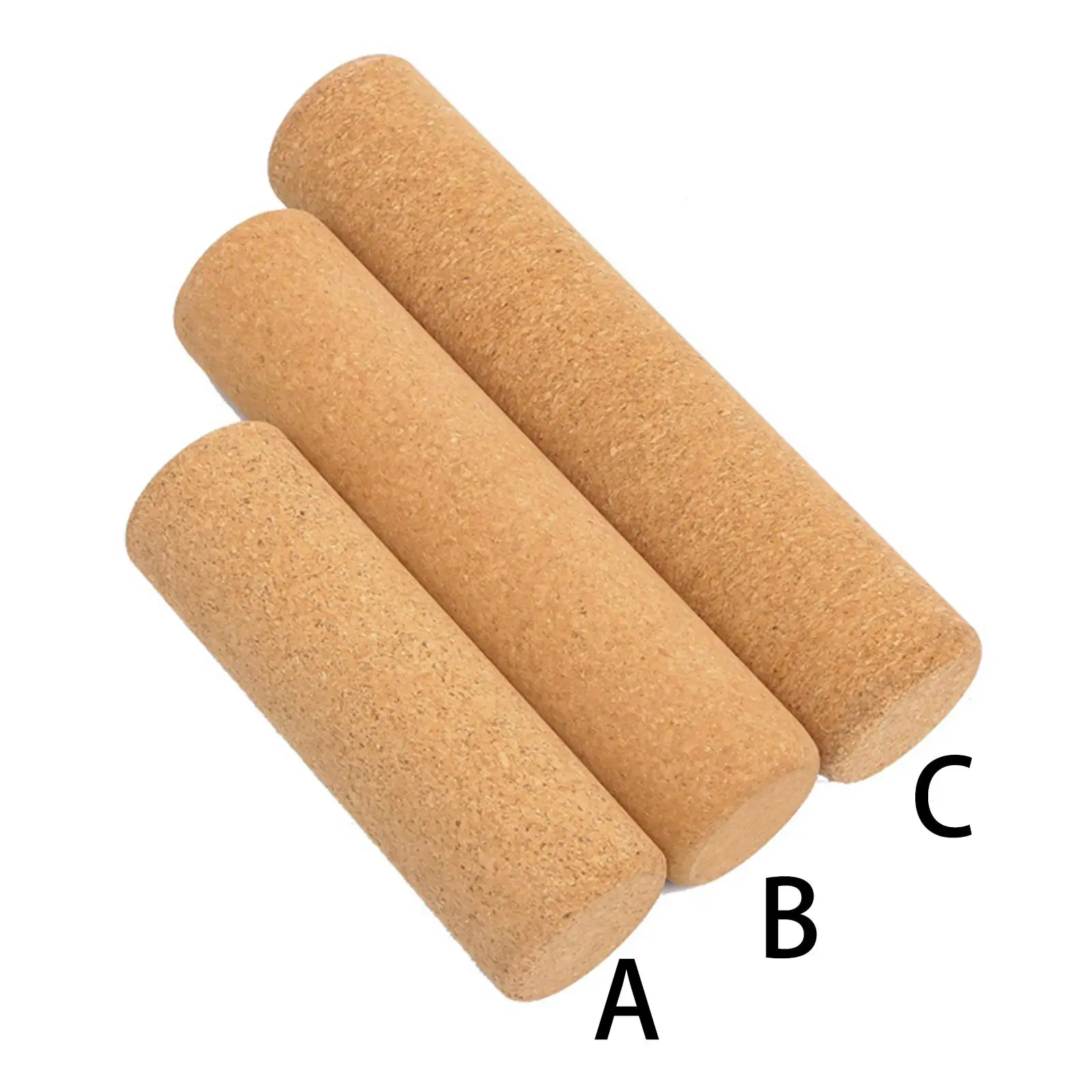 Cork Yoga Pillar Column Fitness Massage Roller for Balance Workout Stretching