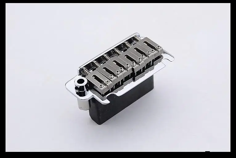 Chrome 2 Point Tremolo System Bridge Guitar Bridge With Steel Saddle /Steel Block Made In Korea 1 Set