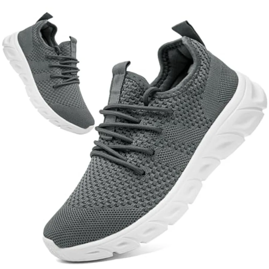 

Running Shoes for Men Tennis Gym Non Slip Shoes Lightweight Workout Athletic Walking Sneakers