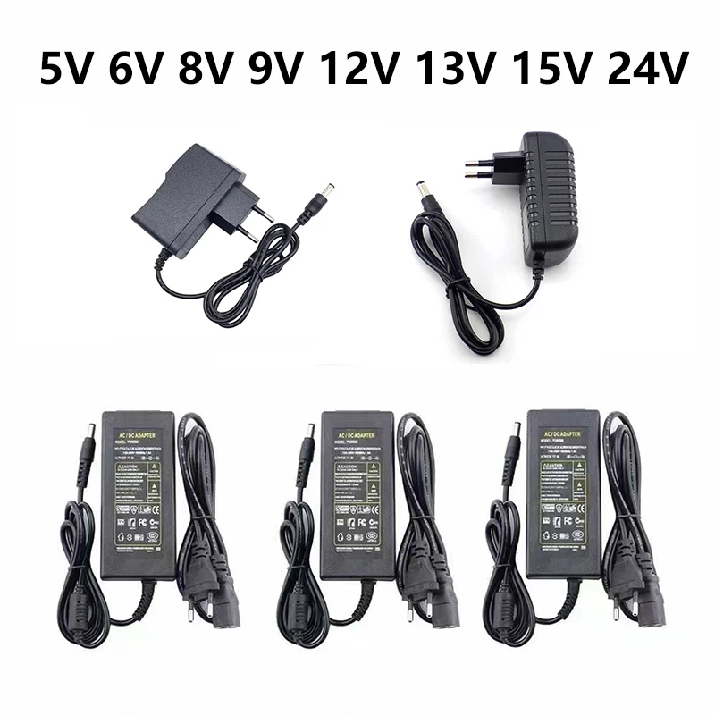 AC 220V TO DC 5V 6V 8V 9V 12V 13V 15V 24V LED Power Supply Adapter 1A 2A 3A 5A 6A 8A 10A Power Supply Adapter 220 V PowerSupply