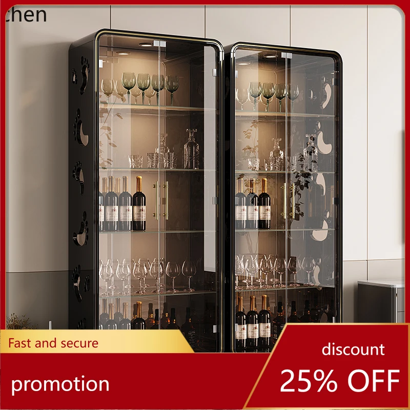 

HT living room wine cabinet figure display cabinet