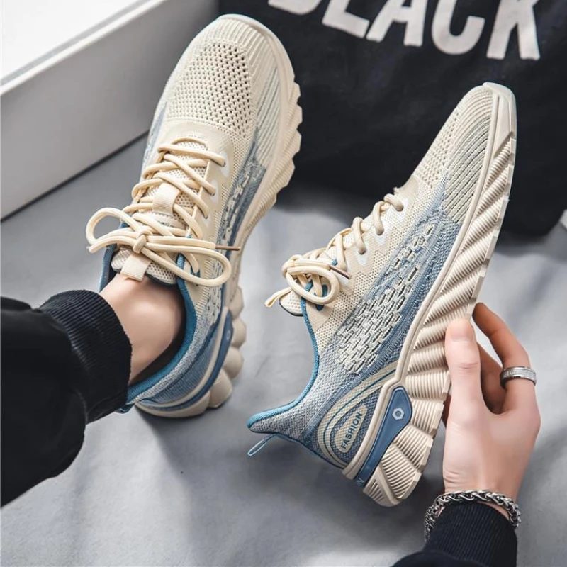 

Дышащие мужские повседневные кроссовки с сетчатым верхом, оригинальные предложения, легкая тенденция 2025, распродажа, удобная спортивная обувь для спортзала для мужчин