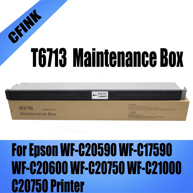 

T671300 T6713 Контейнер для отработанных чернил (блок обслуживания) для Epson WF-M21000 WF-C20600 WF-C20750 WF-C21000 WF-M20590 WF-C17590 WF-C20590