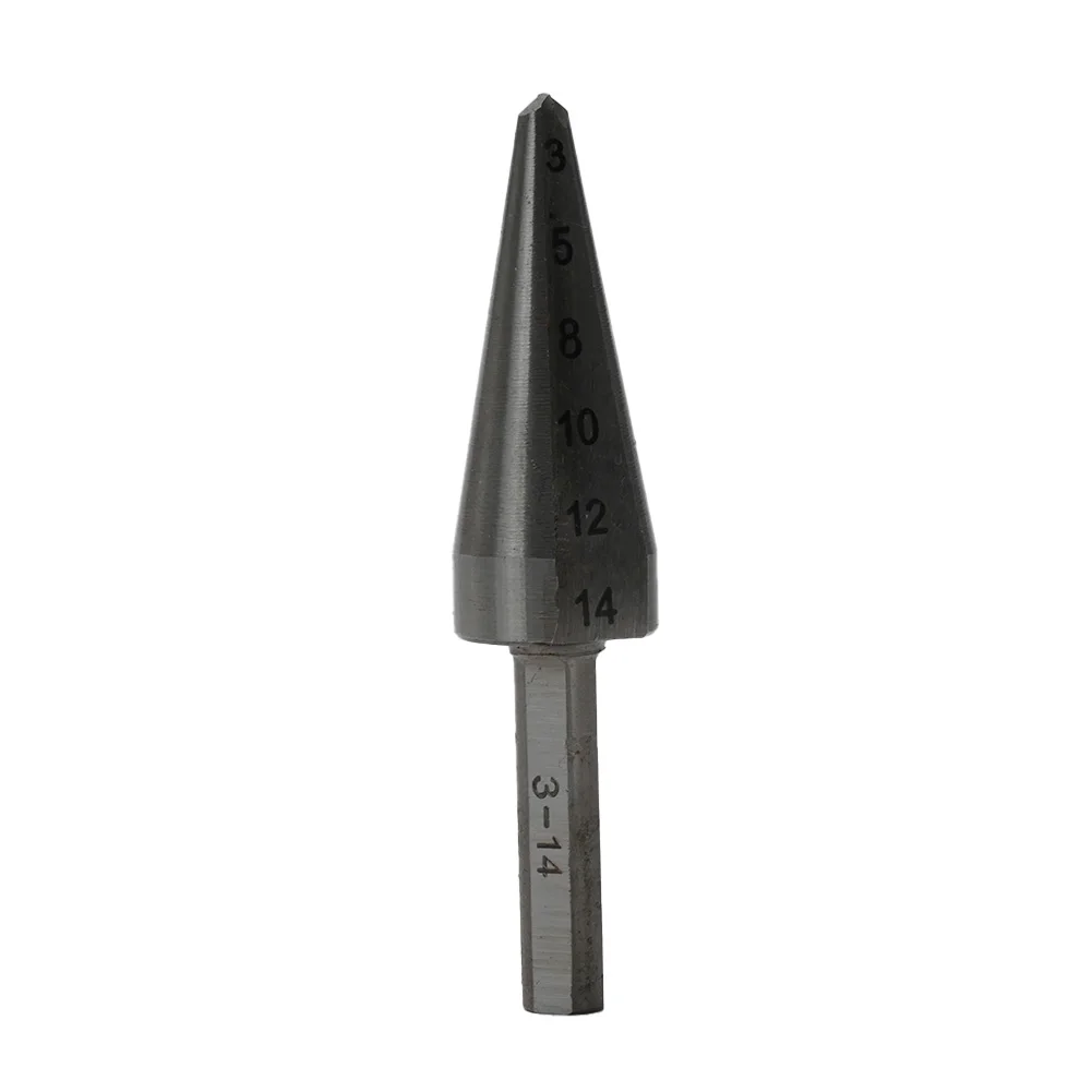 1PC 6810mm Shank Umbrella Chamfer Taper Drill Bit HSS Cone Cutter 314MM Suitable for Electric Drill Use in Multiple Settings