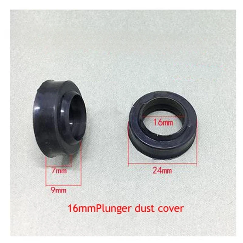 2pc 3 Tons Horizontal Jack Accessories Hydraulic Rod Oil Seal Spring Plunger Dustproof Oil Seal