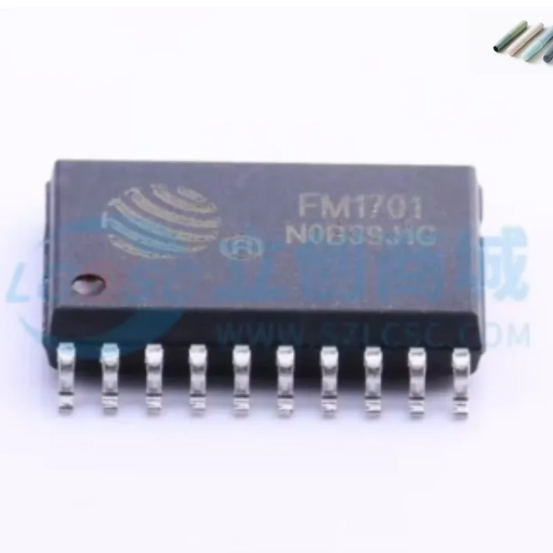 10PCS FM1701 RFID Reader Writer Chip Contactless Card Reader IC SOP‑24 SMD Electronic Components Original New
