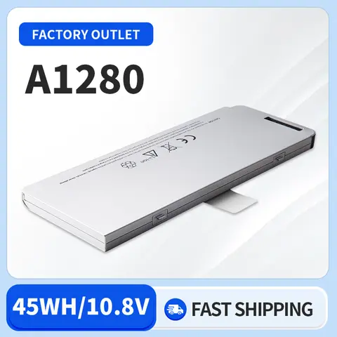 Batteria per Laptop Somi A1280 per Apple MacBook 13 "A1278 (versione 2008) MB466LL/A MB466 MB771LLA MB771