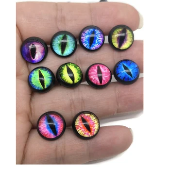 12/14/16/18/20/22mm DIY 액세서리 안전 인형 눈 유리 눈은 와셔 동물과 함께 제공됩니다