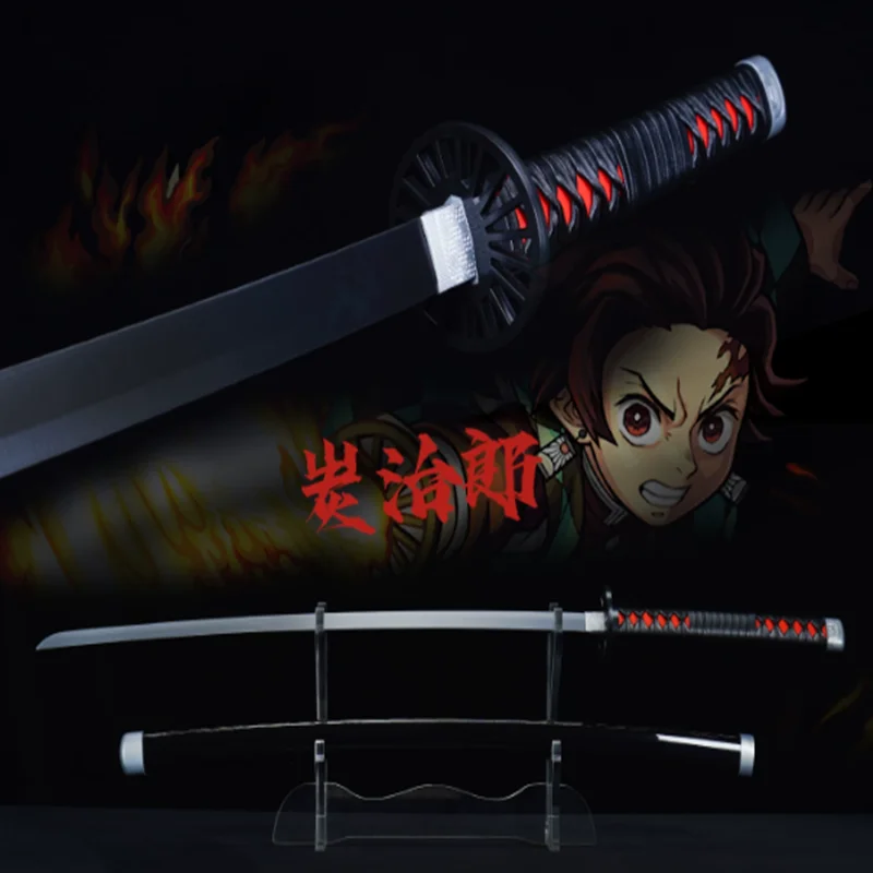 Demon Slayer Katana Anime Sword Cosplay Inosuke Original patterns Zenitsu Muichirou Mitsuri 1:1 Safety Rubber Sword Gift 72cm