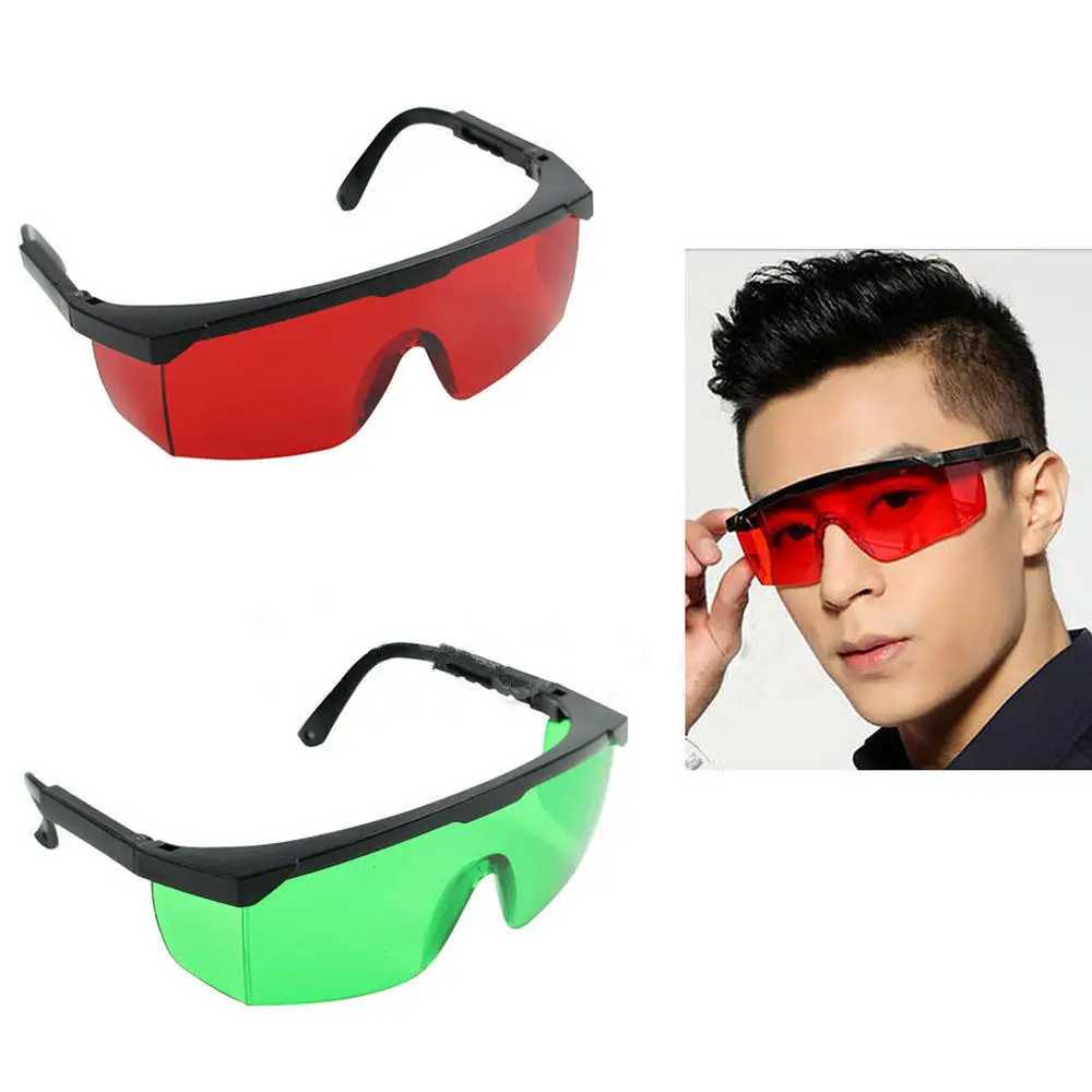 Gafas de seguridad ocular útiles para láser rojo y verde, gafas de protección con luz UV, trabajo en laboratorio, a prueba de polvo, antiniebla, antisalpicaduras, para exteriores, nuevas