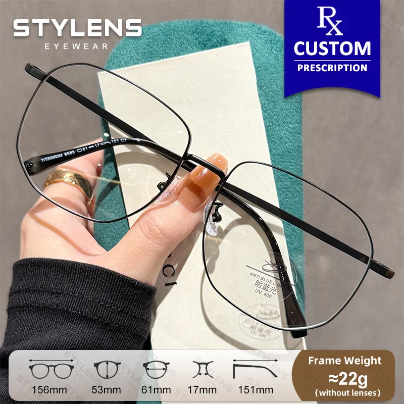 STYLENS New Design Business Myopia Prescription Glasses Women Blue Light Blocking Reading Glasses Custom Progressive Eyeglasses