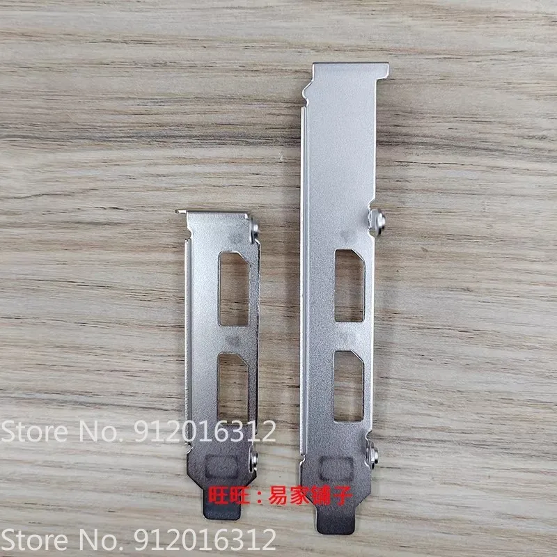 I/O IO Shield Graphics Card Baffle for Lenovo GT730 Radeon R520 Dual DP Black Plated Bezel Blank Bracket