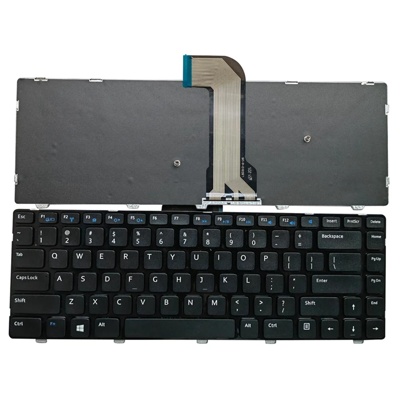 Replacement Keyboard With US Version Layout Compatible With For Dell 3421 5421 5437 5523 14R-2158 V2421 M431R 15Z Laptop