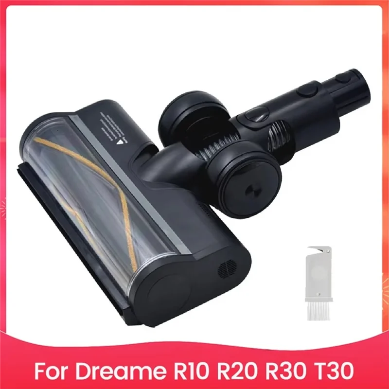 Promotion!Vacuum Electric Floor Brush Attachment Loor Brush Part Soft Roller Brush Head With Mini Brush