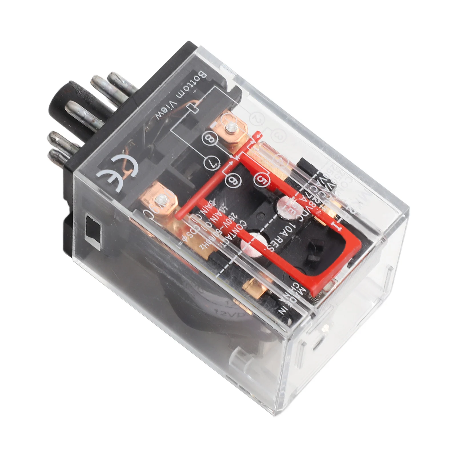 

Contact Current Rating 10A Relay MK2P-I 250VAC Relay Socket Installation Standard Size Sturdy And Practical Wear Resistance