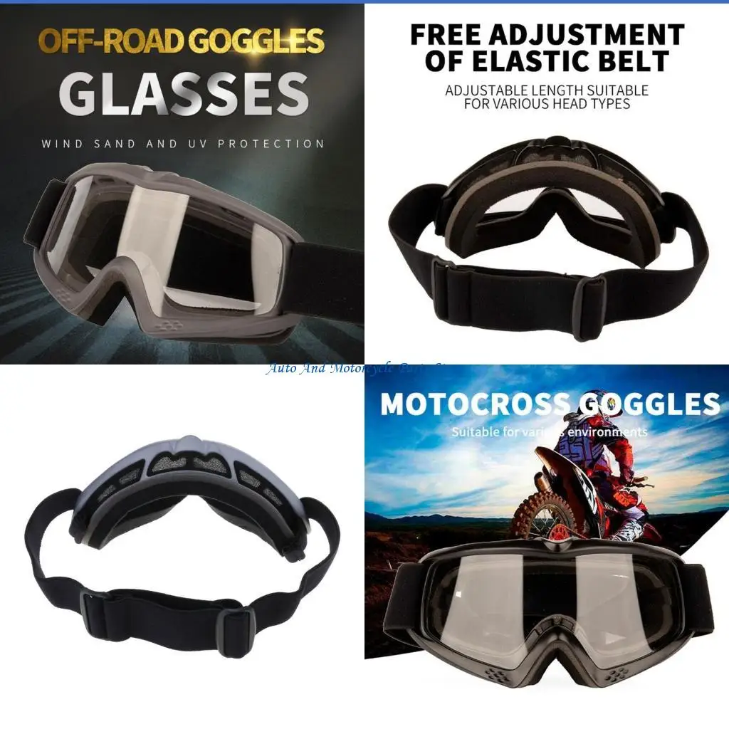 

P9FD Motocross Goggles for Kid Child Teen Skiing Riding Eyewear Sunglasses Windproof Glasses Cycling Dustproof Goggles