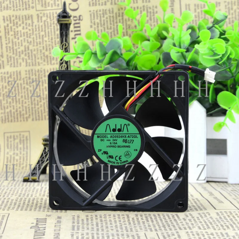 

Z ADDA AD0924HX-A72GL DC 24V 0.15A 3Pin 90x90x25mm Case Cooling Fan