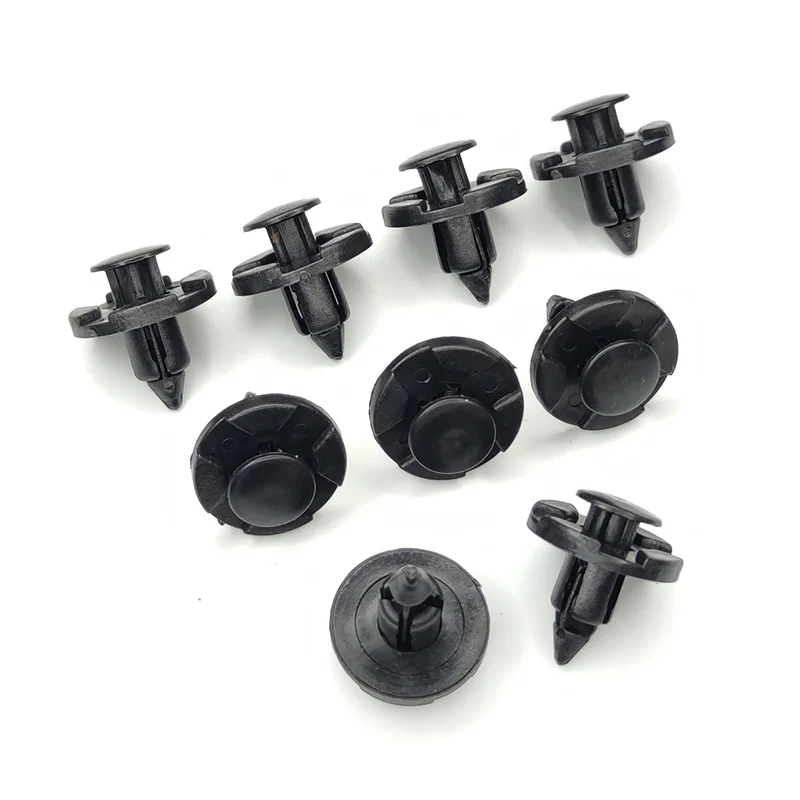 100/200pcs Auto Fastener For Mitsubishi Rivet Trim Clips Bumpers Splashguards Wheelarch Liner MR328954, 01553-09321, 9004468320