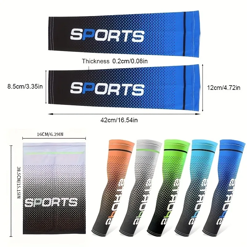 UV-beständiger Arm-Kühlärmel für Sport – Hält kühl und schützt beim Laufen, Angeln, Radfahren – Detail 4