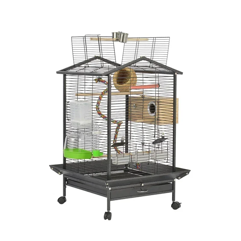 Feeder Bird Cages Lovebird Pigeons Budgie Bird Cages Parakeet Carrying Pet Shelter Maisons Et Habitats Habitat Decorations