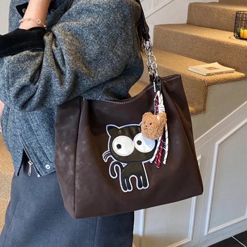 

Luxury Minimalist Vintage Designer Diaper Bag Classic Elegant Leather Tote For Women Stylish Shoulder Handbag