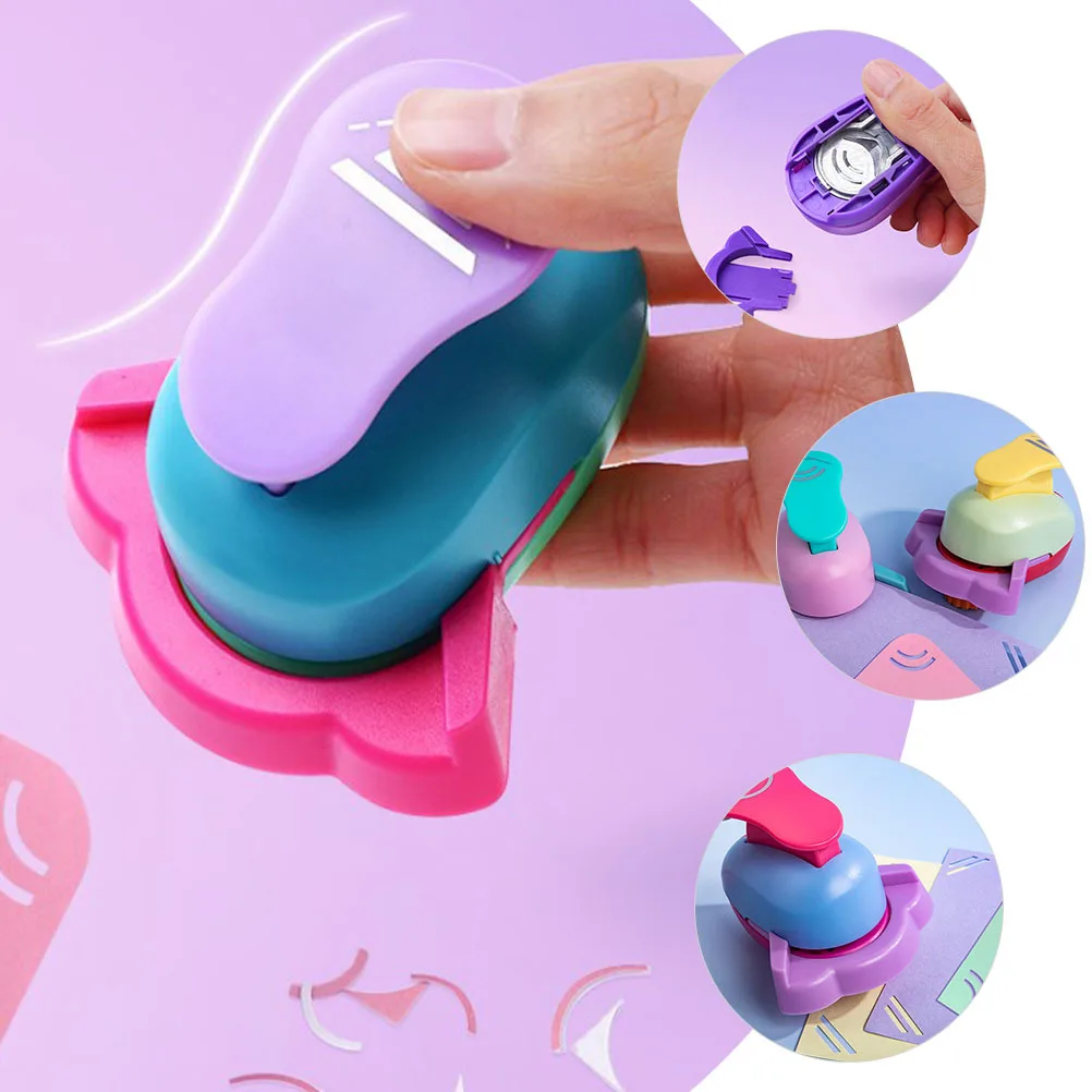 Hollow Cut Corner Puncher Abs Durable Craft Hole Punch For Scrapbooking Greeting Cards Diy Paper Crafts Handheld Punching