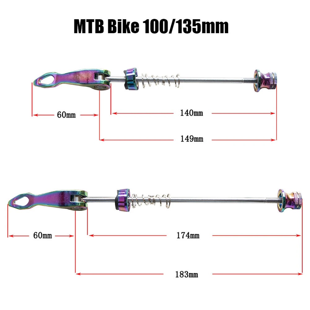 Skewers Quick Release Skewer Quick Release Skewer Security Aluminum Alloy Bicycle Parts Bike Accessories Mountain Bike