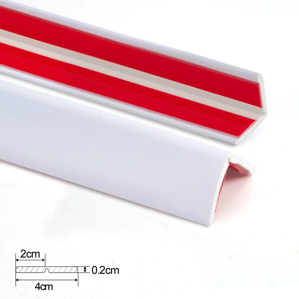 Accidental Bumps Protection Wall Corner Moulding DIY Line Molding Effective Furniture Protection Flexible Material