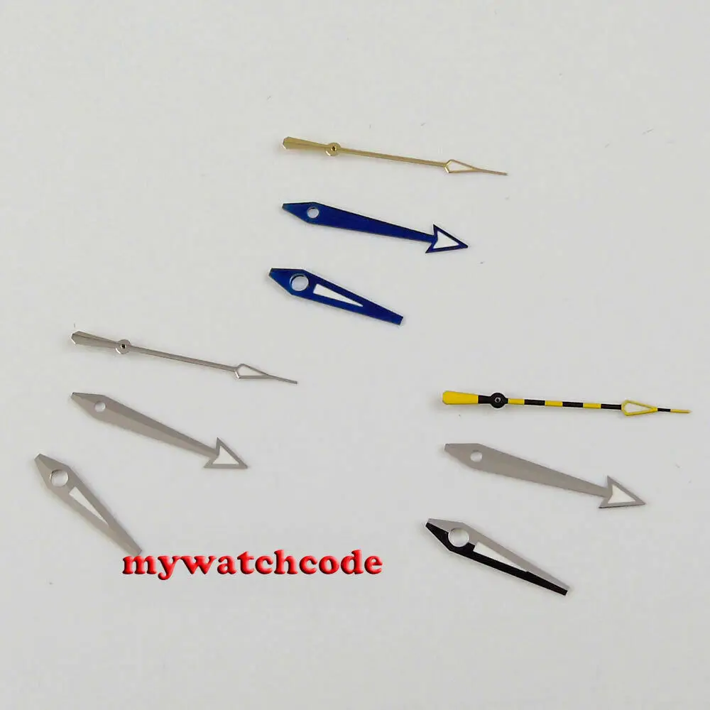 Luminous blue silver hand watch hand fit Japan NH35 NH36 4r35 Miyota 8215 2813 3804 movement