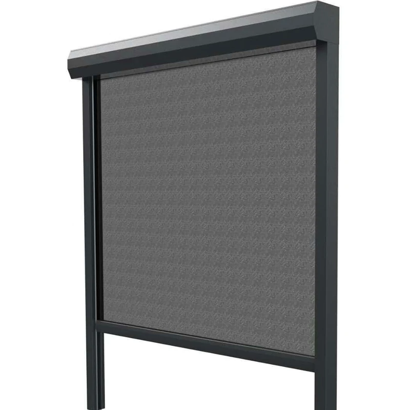 

Outdoor PVC window blinds shades perfect fit blackout roller blinds