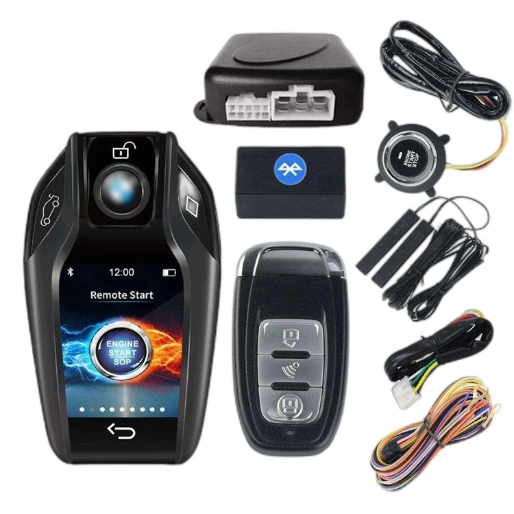 New Smart Phone Remote Engine Start Stop Passive Keyless Entry System BR APP Remote Control Car Alarms