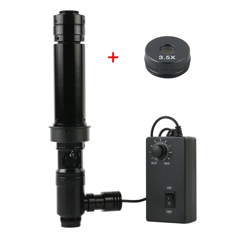 400X 1400X 2000X Óptica de luz Coaxial CCD CMOS Cámara microscopio Zoom Monocular lente de montaje C para teléfono táctil LCD ITO PCB comprobar