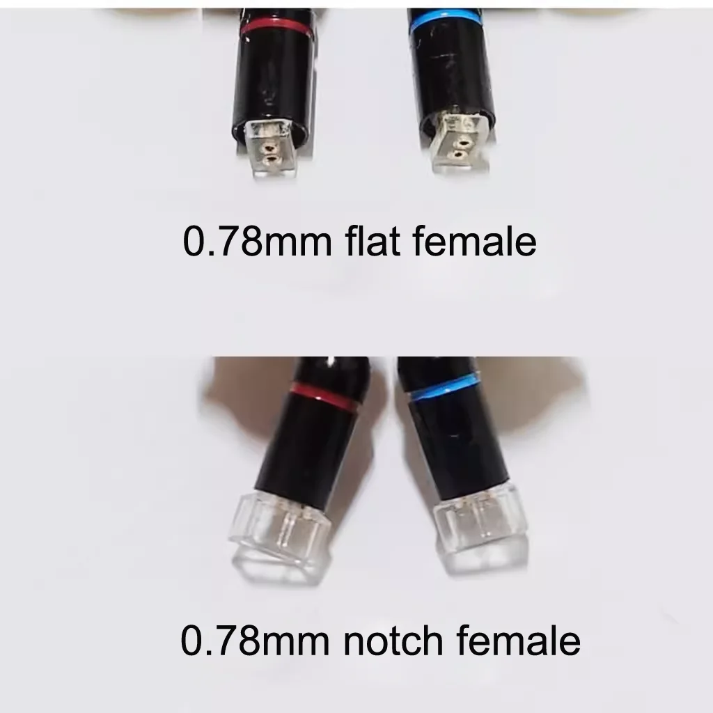 HIF MMCX 0.78MM Flat/Notch Female TO Austrian Audio Hi-X55 HI-X65 HI-X50 HI-X15 Headphone Earphone Adapter Adaptor Connector