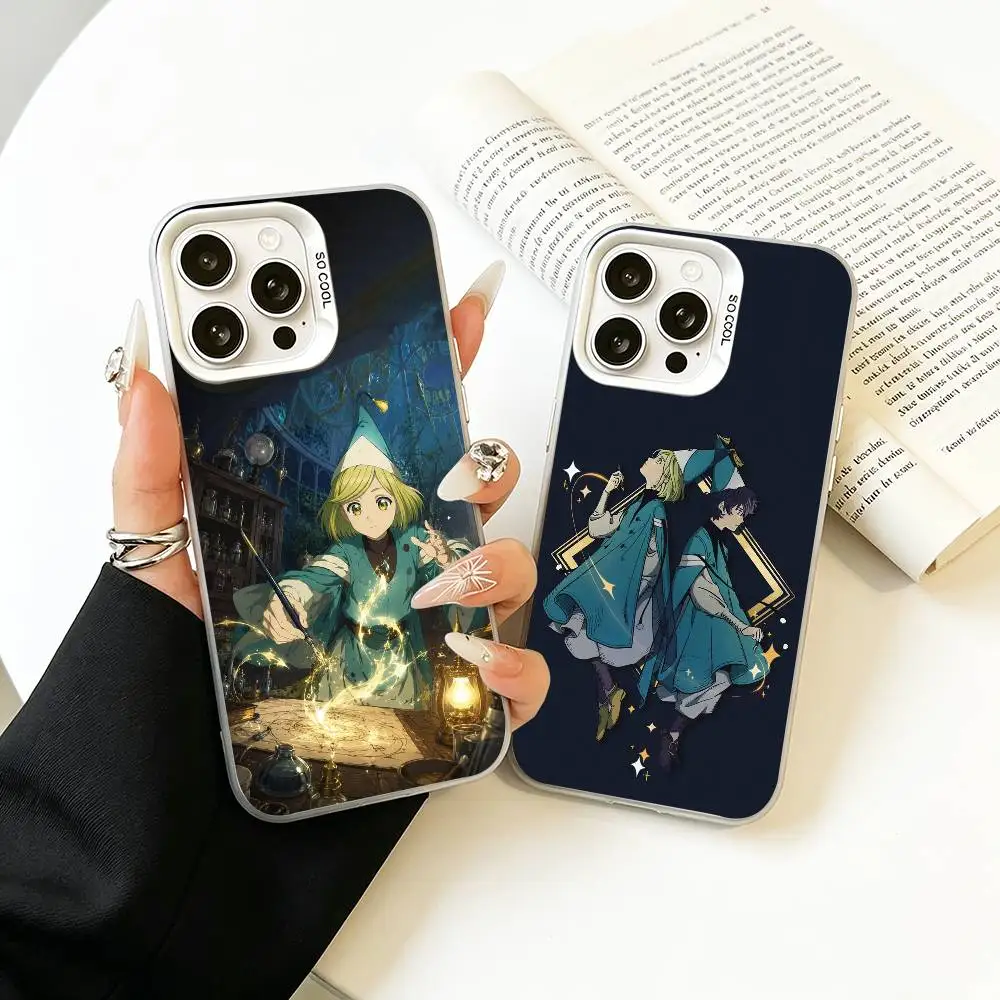 

Manga-Witch Hat Atelier Phone Case For IPhone 17 Air 16 15 14 13 12 11 Pro Max White silver Hard Cover