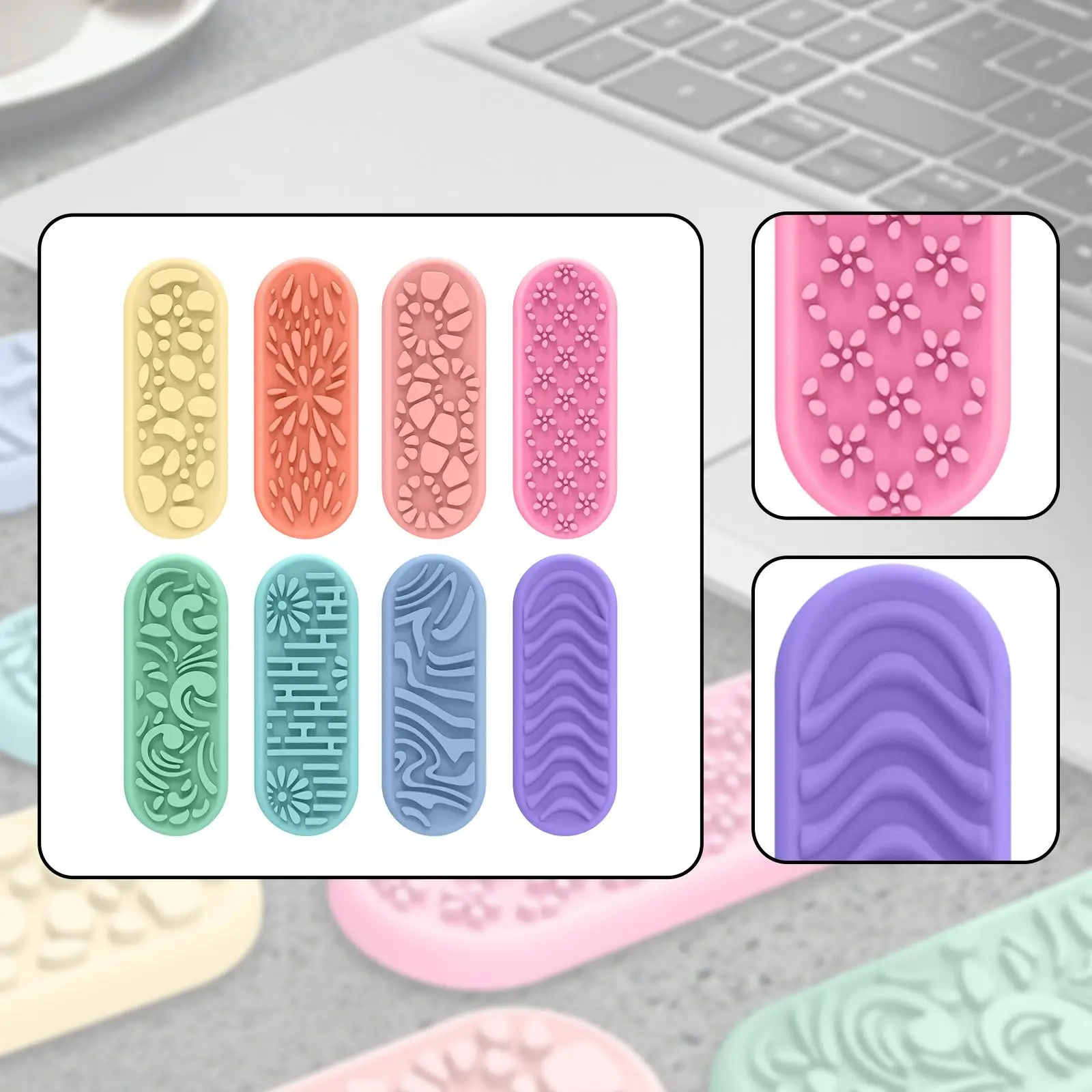 

8 шт. сенсорные камни для детей, навыки мелкой моторики, идеальные подарки, уникальные игрушки-непоседы