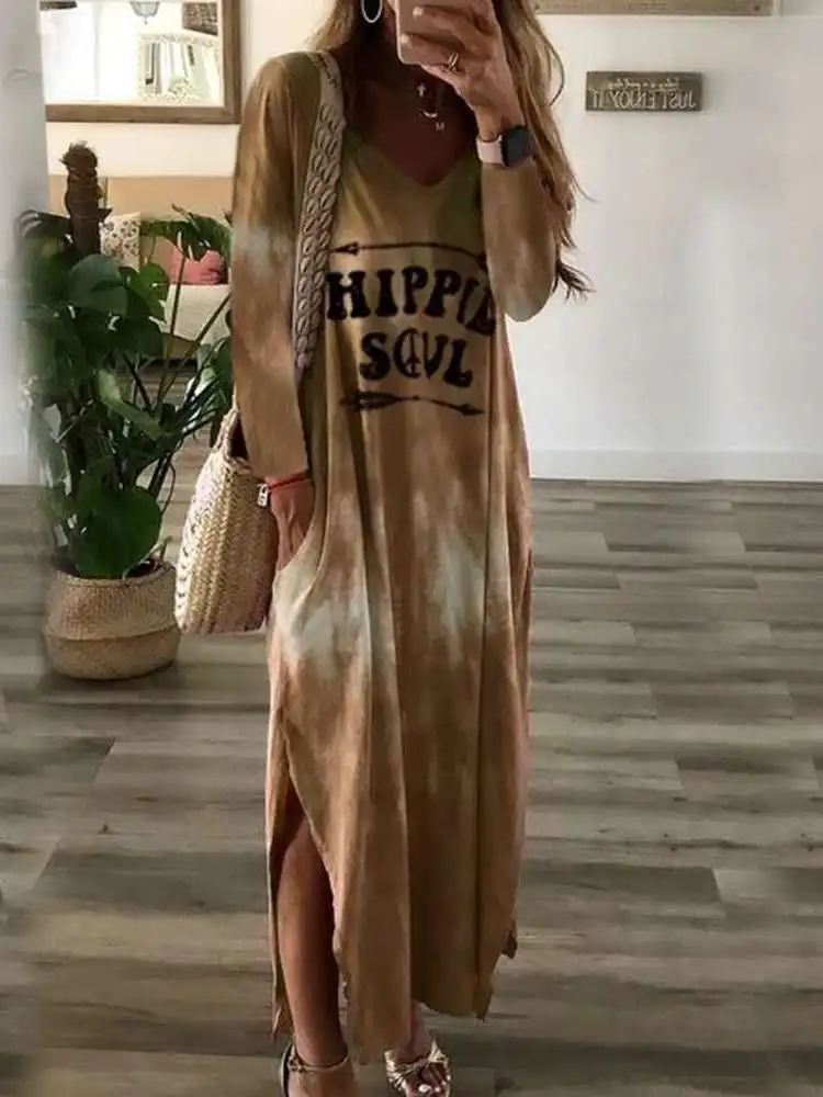 

Элегантная повседневная женская юбка с V-образным вырезом и разрезом Dr 66 CleanFit, свободный крой, полиэстер, средней длины, Sve CiWalk