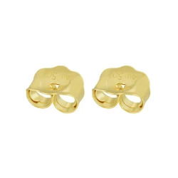 Sinya 18k Gold Earring Back Jewel Finding Ear Plug Au750 Fine Jewelry DIY Accessories High Quality On Sale