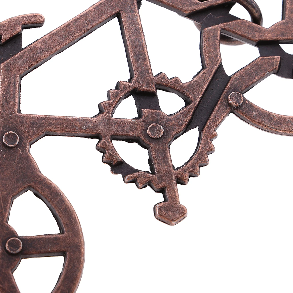 Metal Bike Lock Puzzle para adultos e crianças, IQ Mind Game, Brain Teaser