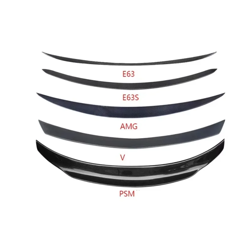 Car W213 To AMG Style Carbon Fiber Spoiler Rear Trunk Sport Spoiler For Mercedes E-Class Benz W213 2016 2017 2018 2019 2020 2021