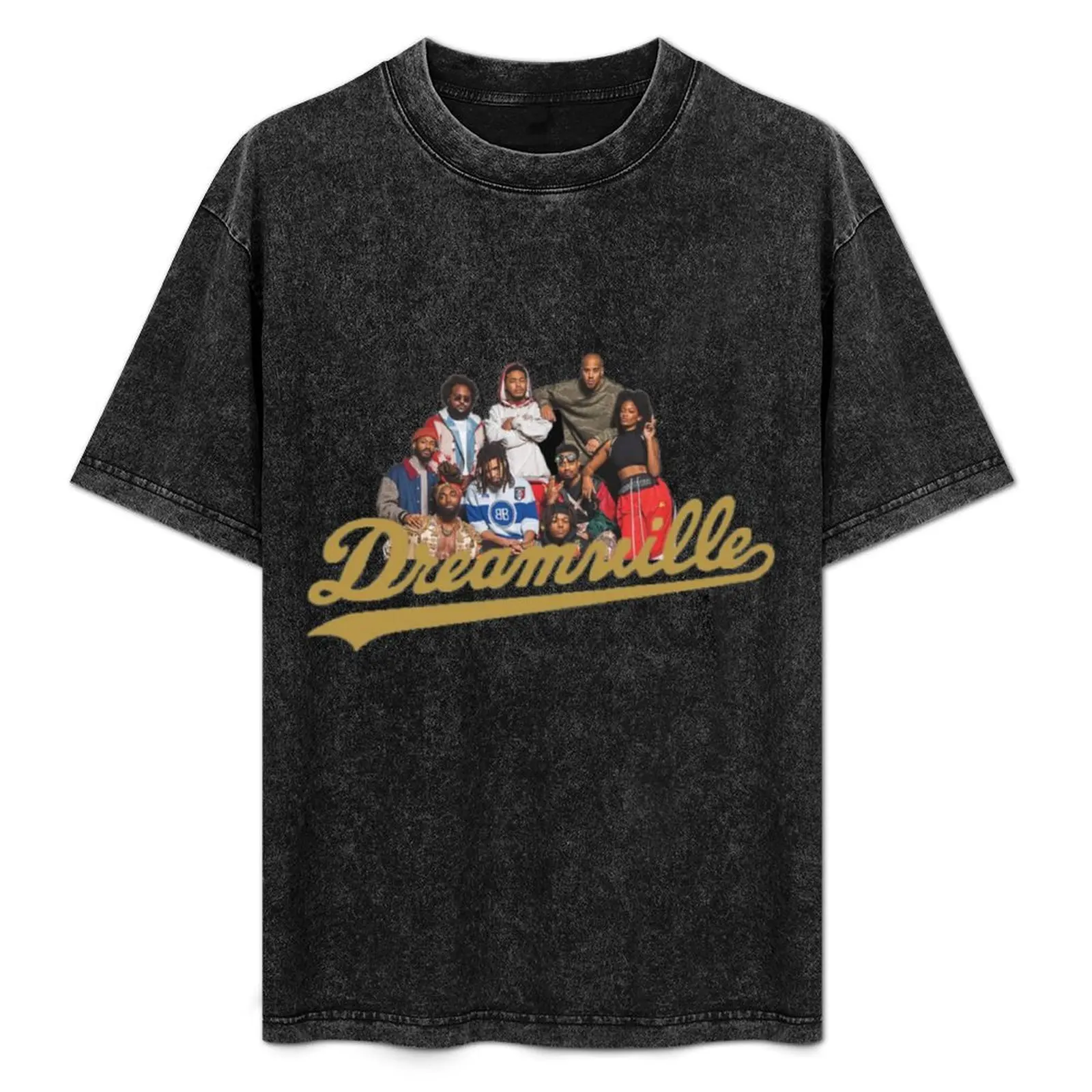 

J Cole Dreamville Family T-Shirt sports fans oversized t shirt clothing for men