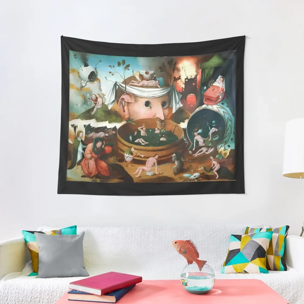 

Hieronymus Bosch - Tondal's Vision Tapestry Decor For Bedroom Mushroom Tapestry