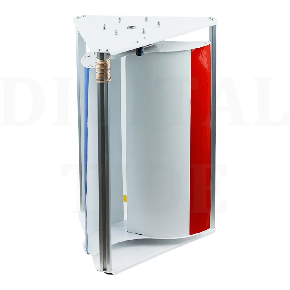 Micro Vertical Wind Turbine Portable Outdoor Camping Gentle Breeze Starting Disc Coreless Power Generation