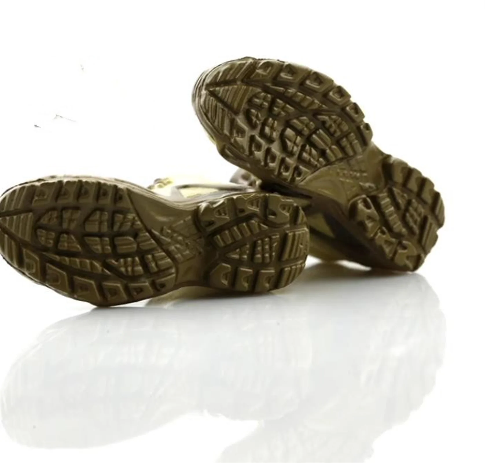 1/6 الأحذية القتالية العسكرية الحديثة نموذج الأحذية الصحراء الرمال اللون نموذج اللعب الجندي نموذج صالح 12 "عمل الشكل جمع #2