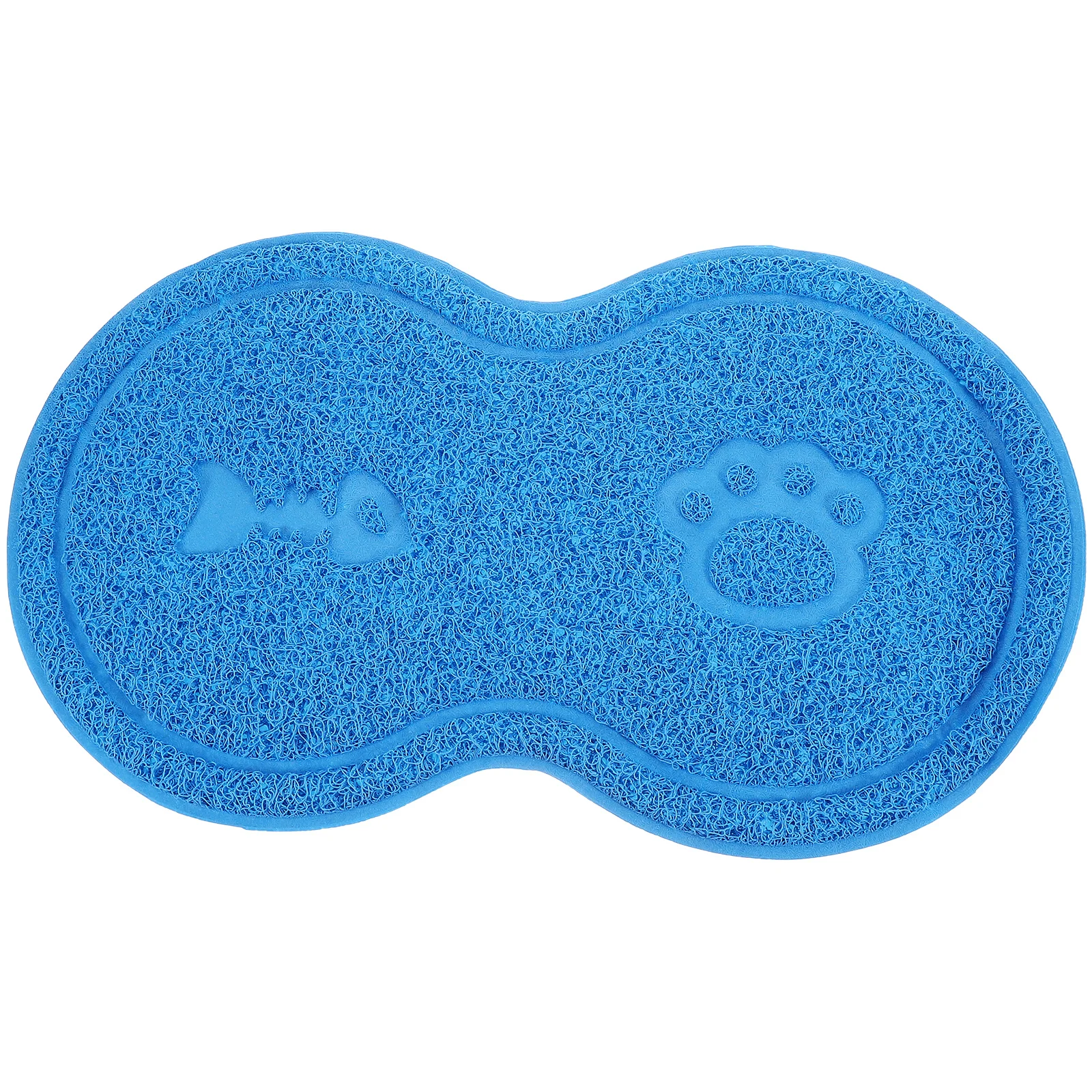 حصيرة نفايات القطط البلاستيكية غير قابلة للانزلاق حصيرة الحيوانات الأليفة للكلاب وعاء القطط الغذاء تسرب الرمال فخ ماصة سهلة التنظيف مدخل المدخل استخدام