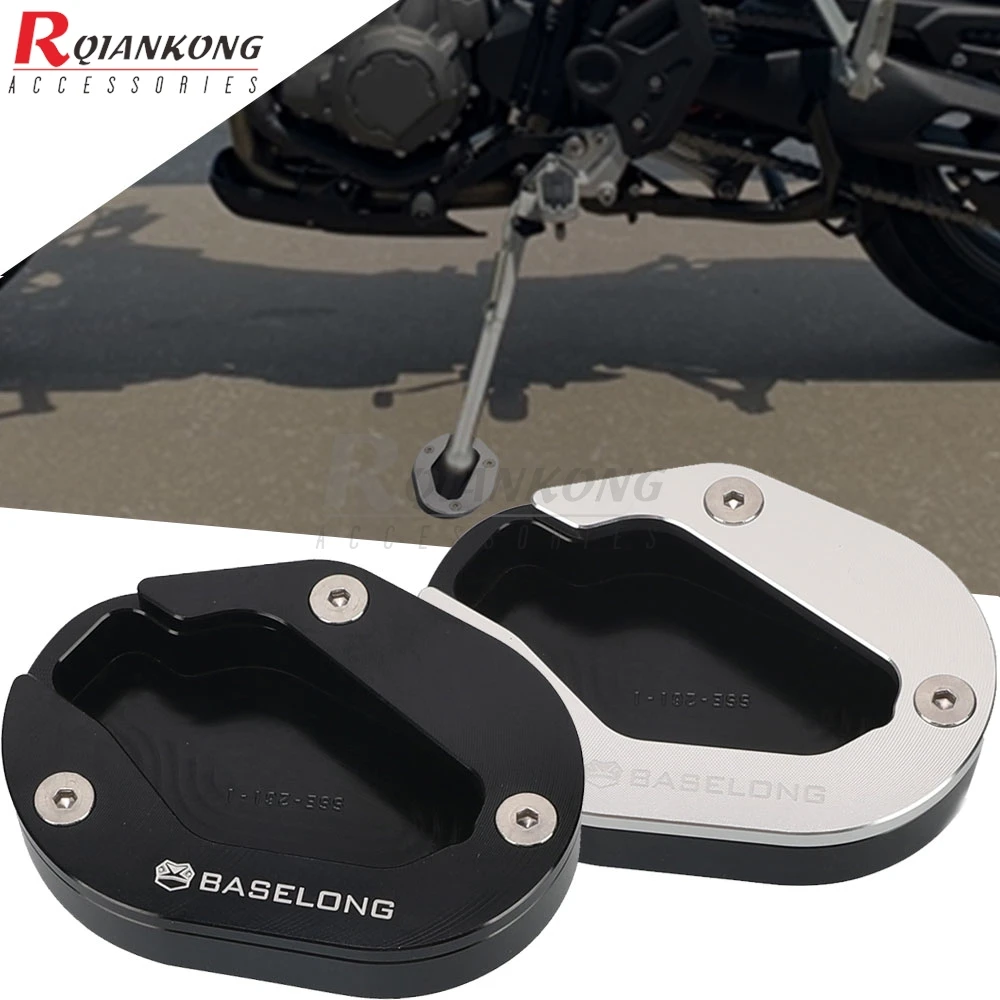 

Motorcycle Kickstand Foot Side Stand Plate Extension Accessory For Tiger 850 Sport 2021 2022 2023 2024 Tiger 900 900GT 2020-2024