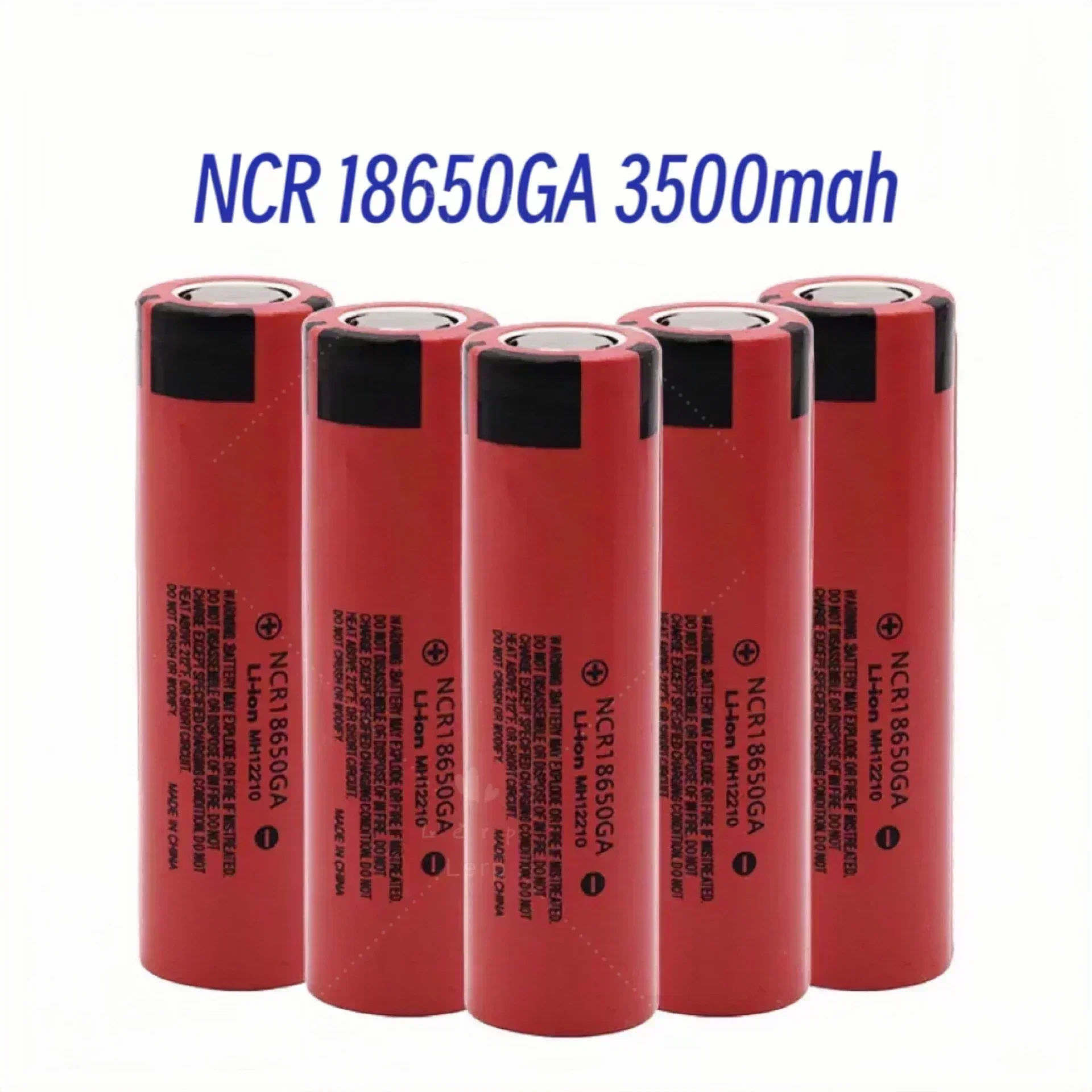 18650 GA 30A 3.7V 3500mAh 18650 rechargeable lithium battery, suitable for flashlights and more.