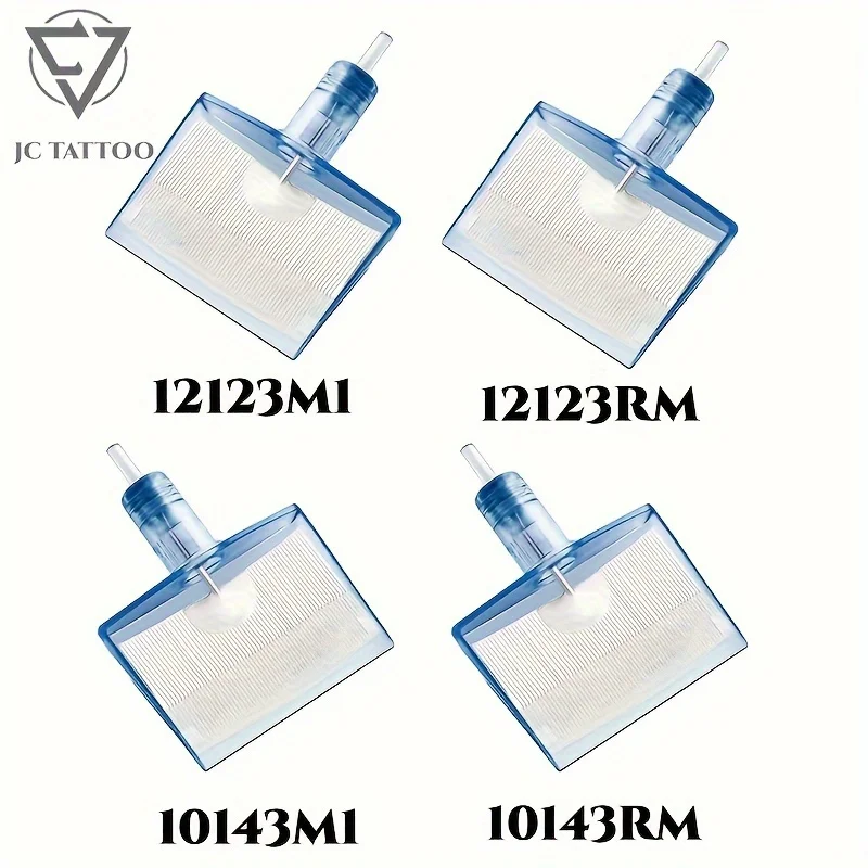 JC 5Pcs Quality Extra Large Row Needles Stainless Steel Sterilized Tattoo Needles Cartridge For Big Pattern And Shadow Coloring