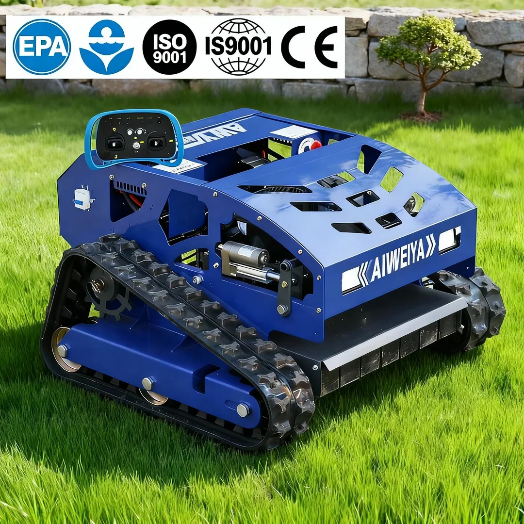 Customized Cordless Remote Control Lawn Mower - Easy-Operation Grass Cutter for Small to Medium Gardens