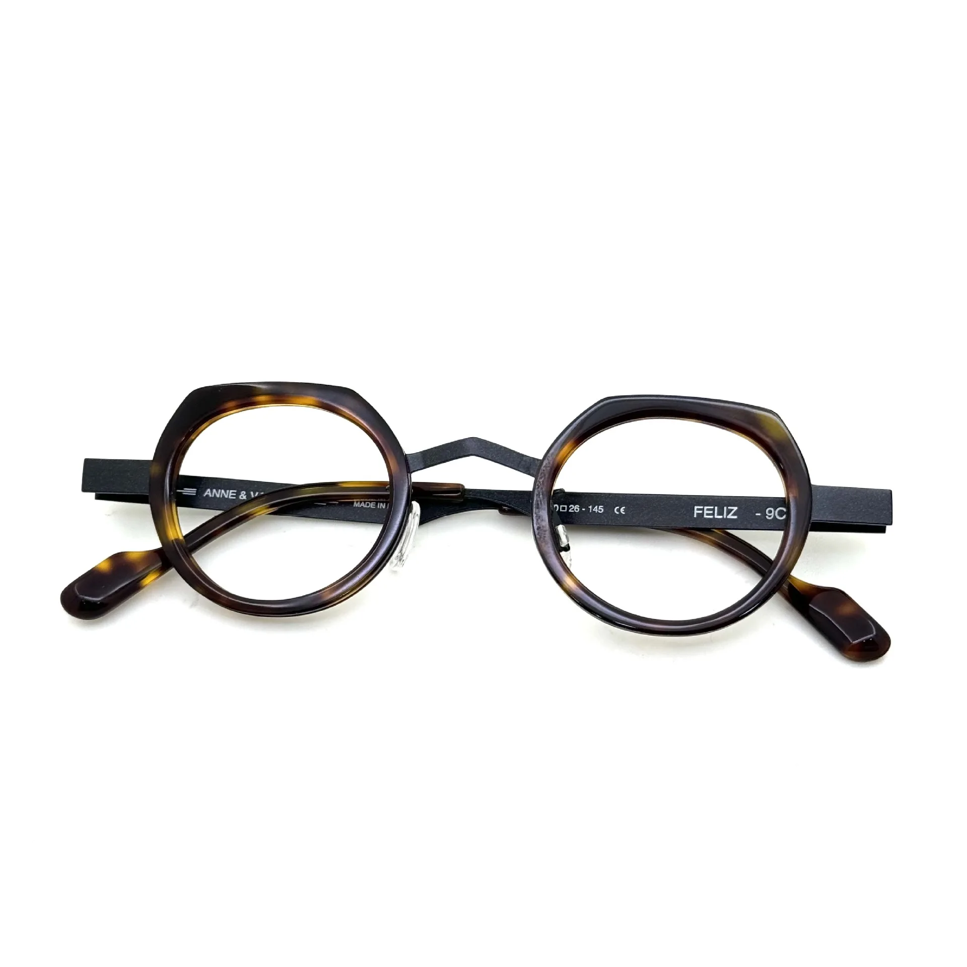 

Belight Optical France Design ANNE Prescription Vintage Retro Irregular Eyeglasses Spectacle Frame Eyewear FELIZ